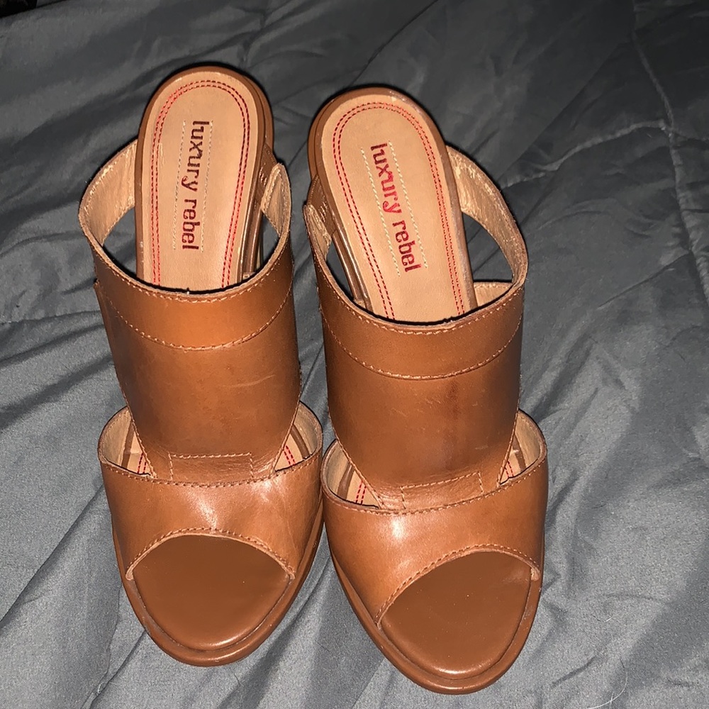 Luxury Rebel - mules brown size 6